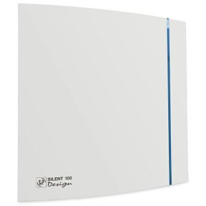 Soler & Palau Design badkamerventilator met timer 100 mm wit - silent100 CRZ Design
