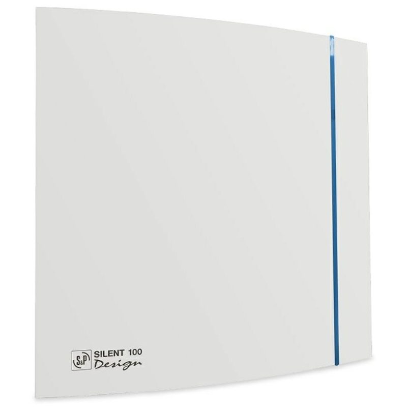 Soler & Palau Design badkamerventilator met timer 100 mm wit - silent100 CRZ Design Soler Palau Design badkamerventilator met timer 100 mm wit silent100 CRZ Design 1