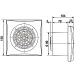 Soler Palau badkamerventilator 100 mm wit silent100 CZ 4 1
