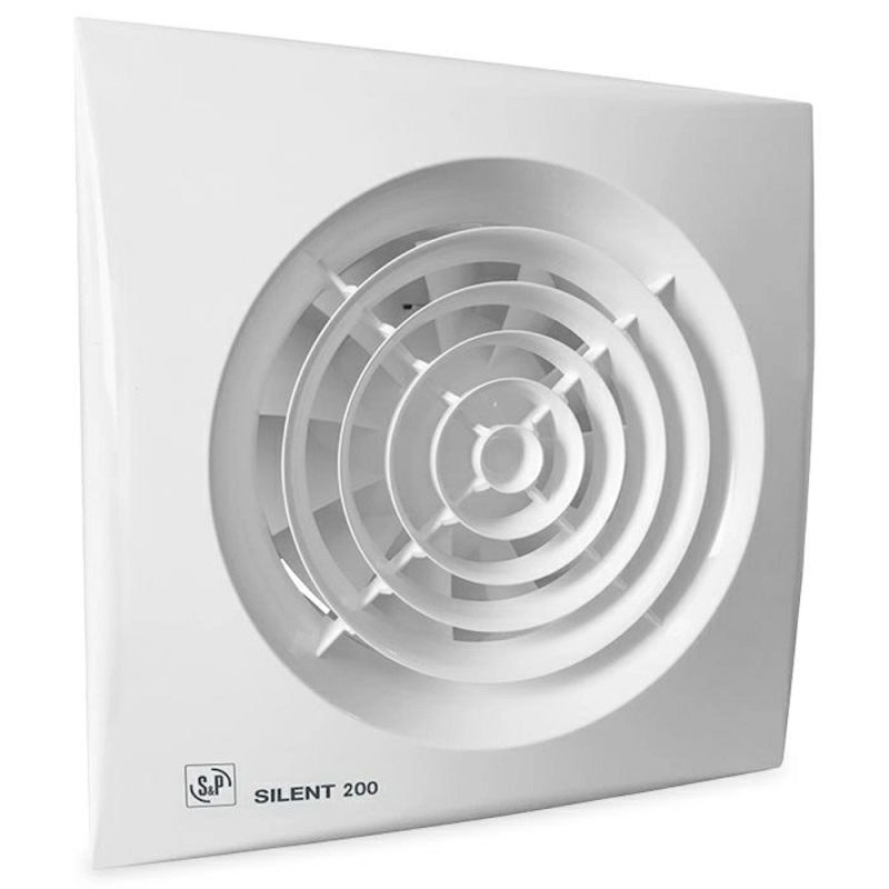 Soler & Palau badkamerventilator 120 mm wit - silent200 CZ Soler Palau badkamerventilator 120 mm wit silent200 CZ 1 1