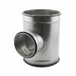 Spiro SAFE T stuk O 125 mm aftakking O 125 mm 90 graden 1