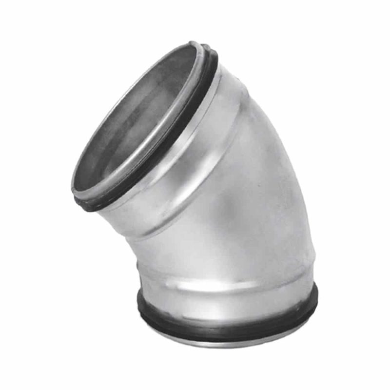 Spiro-SAFE bocht Ø 160 mm 45 graden Spiro SAFE bocht O 160mm 45 graden 1