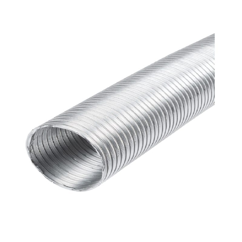 Starre aluminium ventilatieslang Ø 100mm 1,5 meter Starre aluminium ventilatieslang O 100mm 1.5 meter