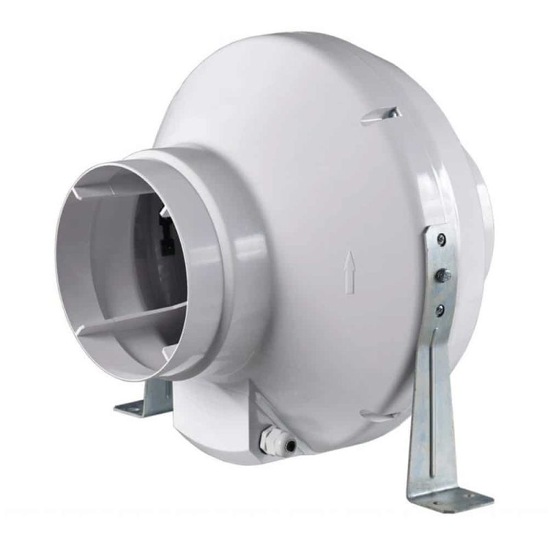 Svent kunststof buisventilator 250m3 Ø 100mm – BK100 Svent BK100 kunststof buisventilator 250m3 1 1