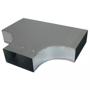 T-stuk 90 graden 220x80 mm - 170x80 mm tbv instortkanaal