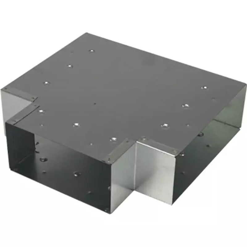 T-stuk (haaks) 90 graden 170x80 mm - 170x80 mm tbv instortkanaal T stuk haaks 90 graden 170x80 mm 170x80 mm tbv instortkanaal 1