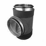 Thermoduct geïsoleerde spiro T Stuk Ø 160 mm aftakking Ø 160 mm