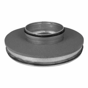 Thermoduct geïsoleerd spirobuis deksel Ø 250 mm met vlakke tuit Ø 160 mm