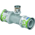 Uponor MLC composiet perskoppeling T stuk 32 x 16 x 32