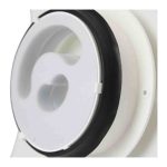 Vasco aluminium ventilatie ventiel vierkant design O 125 mm 6