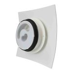 Vasco aluminium ventilatie ventiel vierkant design O 125 mm 7