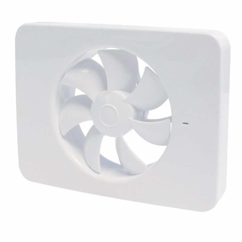 Vent-Axia IQ badkamerventilator 100mm met timer en hygrostaat 130m3/h wit Vent Axia IQ badkamerventilator 100mm met timer en hygrostaat 130m3h wit 1