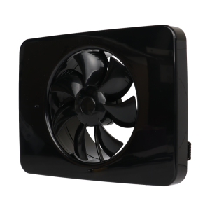 Vent-Axia IQ badkamerventilator 100mm met timer en hygrostaat 130m3/h zwart