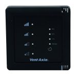 Vent-Axia Multihome draadloze 4-standenschakelaar zwart - SSU-BZ