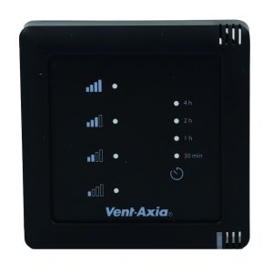 Vent-Axia Multihome draadloze 4-standenschakelaar zwart - SSU-BZ