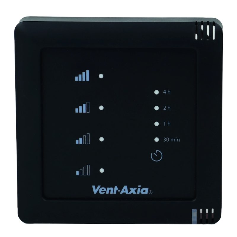 Vent-Axia Multihome draadloze 4-standenschakelaar zwart - SSU-RZ Vent Axia Multihome draadloze 4 standenschakelaar zwart SSU RZ 1