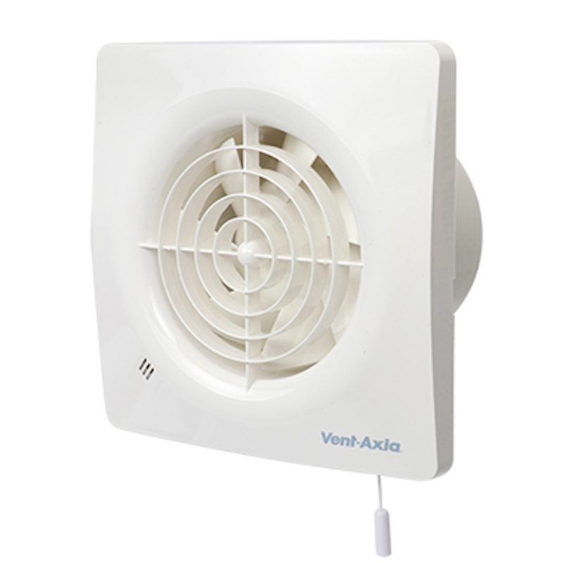 Vent-Axia Supra 100 HT badkamerventilator 100mm met timer en vochtsensor 97m3/h Vent Axia Supra 100 HT badkamerventilator 100mm met timer en vochtsensor 97m3h 2