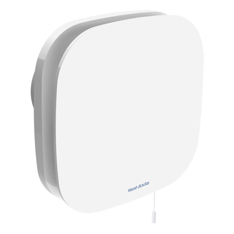 Vent-Axia Supra Design 100 HT badkamerventilator 100mm met timer en vochtsensor 90m3/h Vent Axia Supra Design 100 HT badkamerventilator 100mm met timer en vochtsensor 90m3h 1