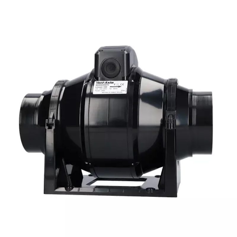 Vent Axia kunststof buisventilator met timer 290m3h O 100mm – Lineair 100T 5