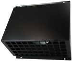 WTW HR geveldoorvoer zwart inclusief buis O125mm MR 125 4 4