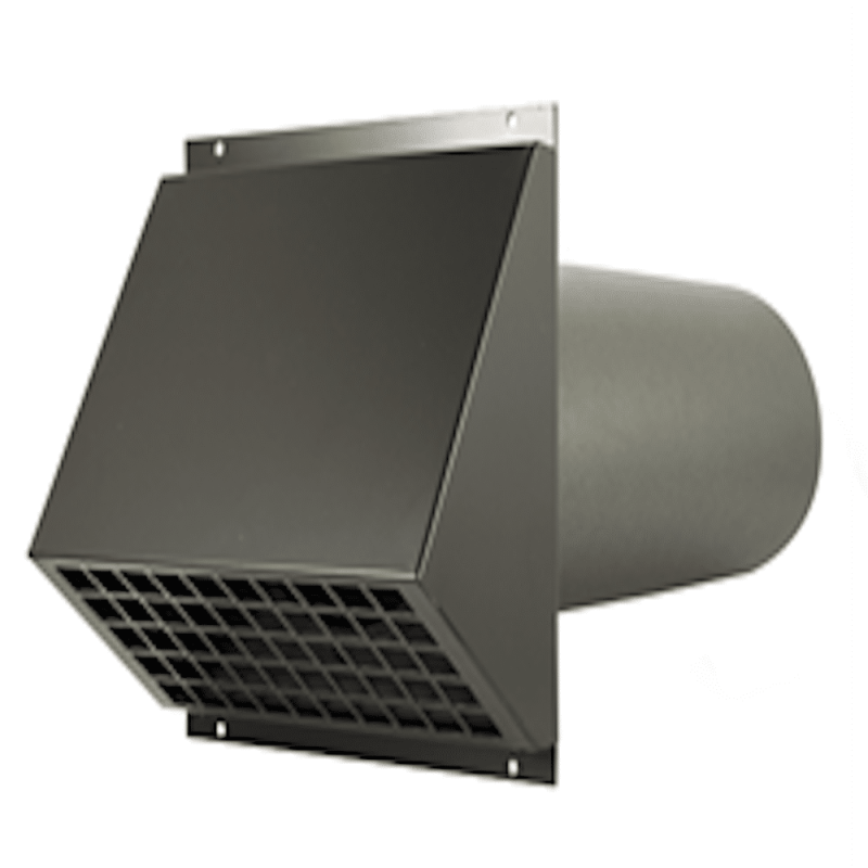 WTW HR geveldoorvoer zwart inclusief buis Ø200mm - MR-200 WTW geveldoorvoer 10