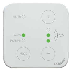 Zehnder bedieningspaneel ComfoSwitch C55 ComfoAir Q - 655010245