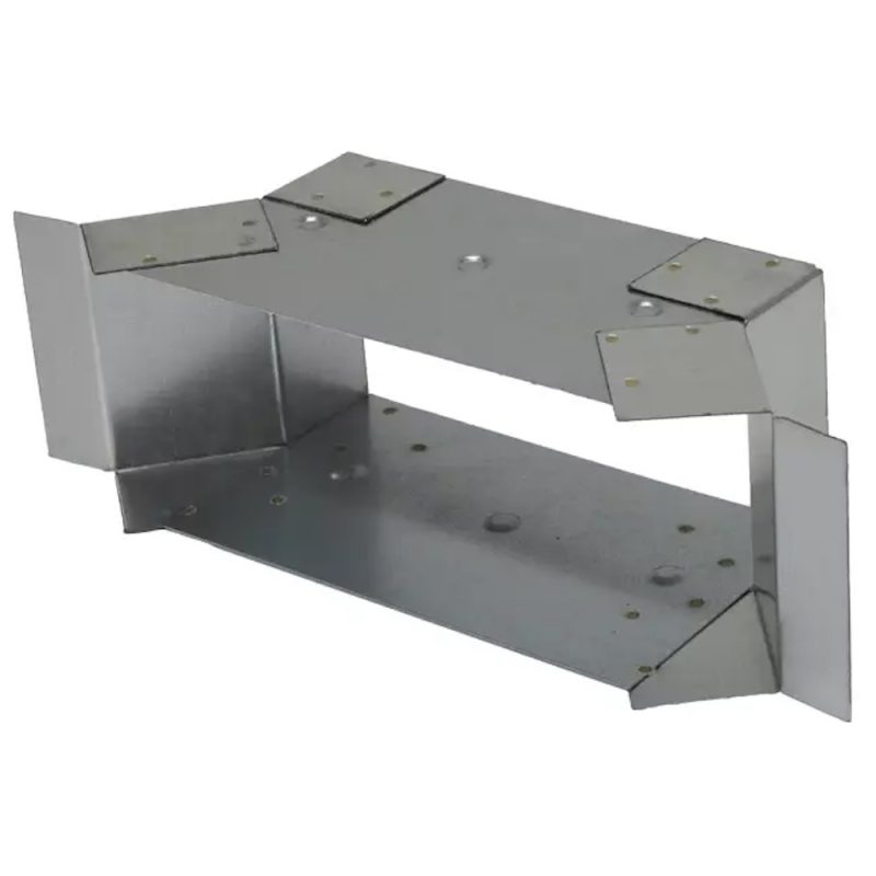 Zijaansluiting 170x80 mm voor rechthoekig instortkanaal Zijaansluiting 170x80 mm voor rechthoekig instortkanaal 1