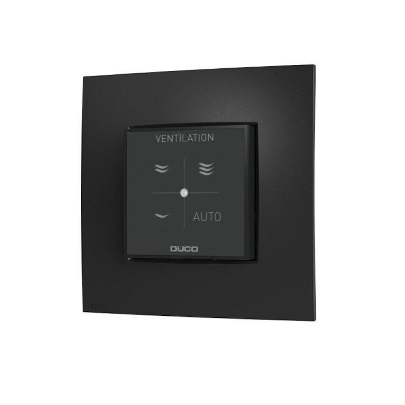 Duco draadloze bedieningsschakelaar RF batterij zwart 0000 7111