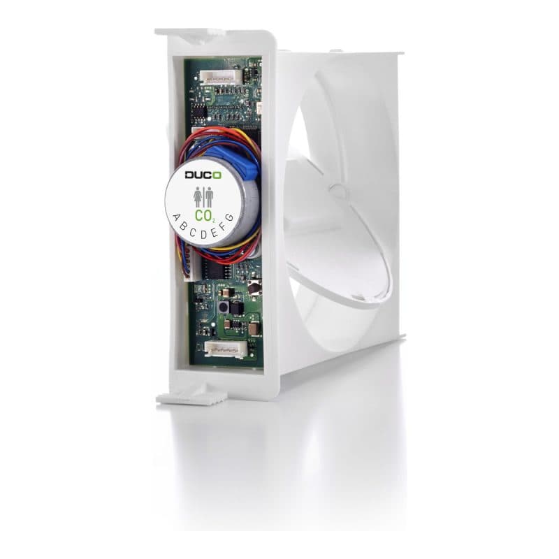 Duco CO2 regelklep 25 m³h voor toilet O125 mm 0000 4208