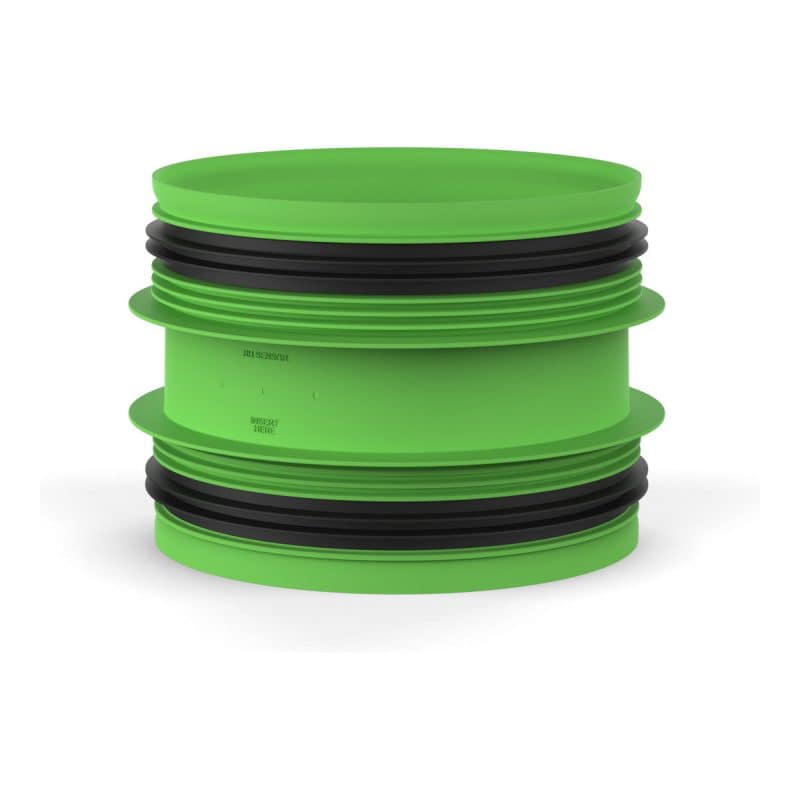 Duco aansluitstuk met rubber O160O160 mm 0000 4724