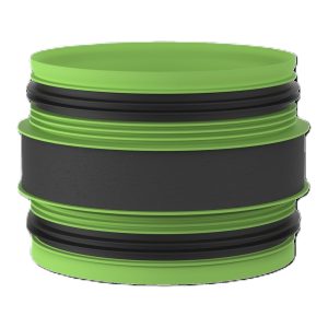 Duco geïsoleerd aansluitstuk met rubber Ø160/Ø125 mm - 0000-7136