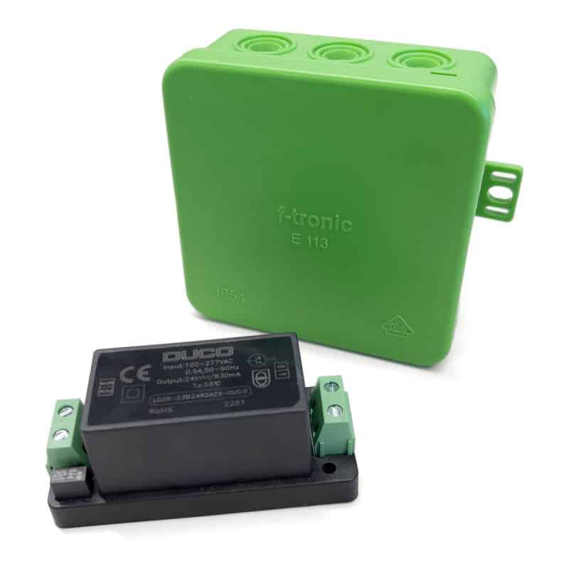Duco power supply 230VAC 24VDC 20W met behuizing 0000 4763