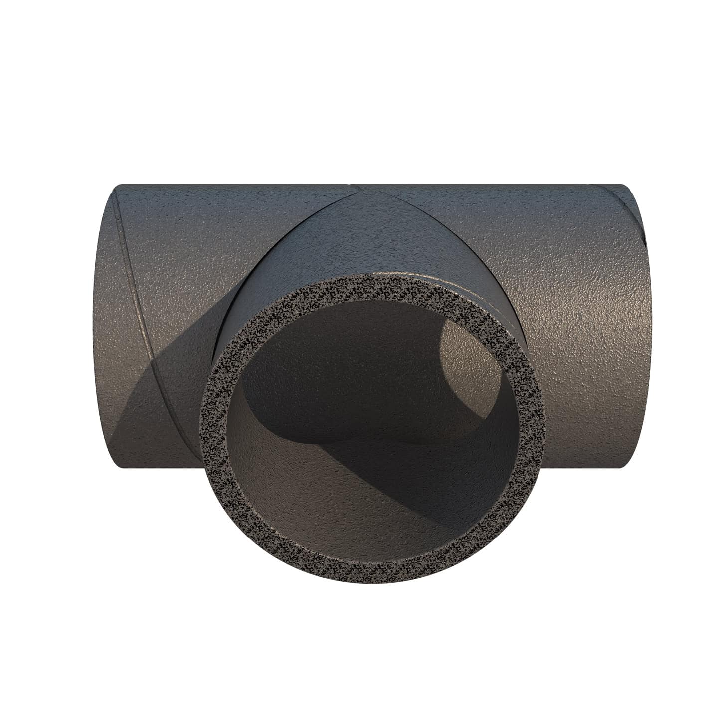 Ubbink Aerfoam geïsoleerd T-stuk 90° Ø160 mm - 0188266