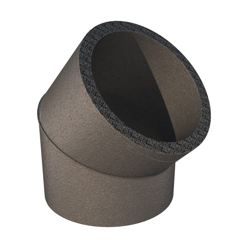 Ubbink Aerfoam geisoleerde bocht 45°