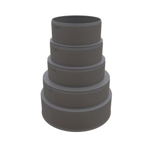 Ubbink Aerfoam verloopstuk O160 150 125 110 100 mm voor RVT 200 0544184