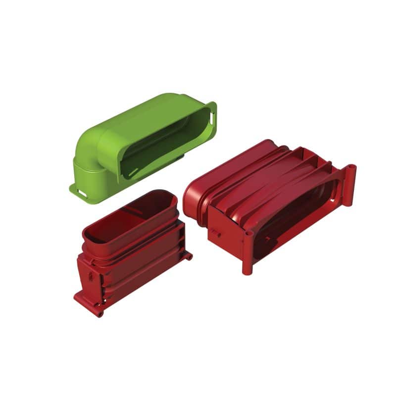 Ubbink Air Excellent AE45sc bocht 90° verticaal 50 x 140 mm 0188547