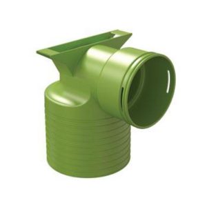 Ubbink Air Excellent AE48c ventieladapter 90° 1-voudig 90/125 mm - 0188188