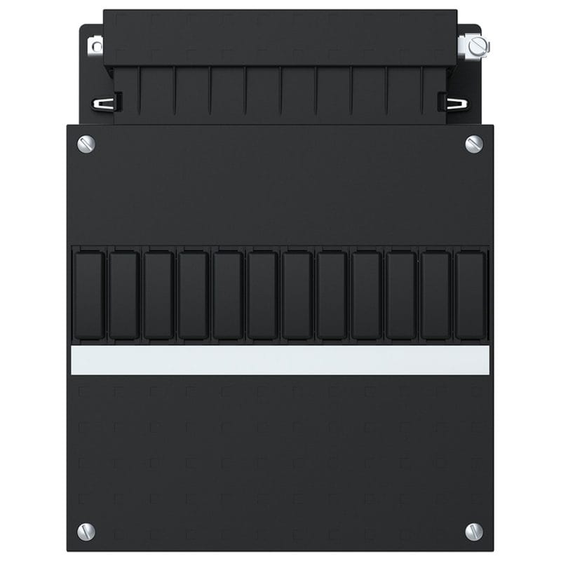 ABB hafonorm lege groepenkast 1 rij 12 modules + busboard 3 fase 1 split 220 x 280 - HLD22B/3