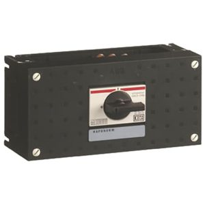 ABB hoofdschakelaar 4 polig 40A in schakelkast 220 x 110mm HS404