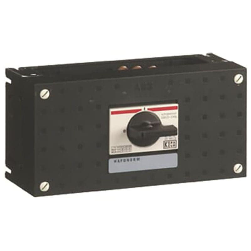 ABB hoofdschakelaar 4 polig 40A in schakelkast 220 x 110mm HS404