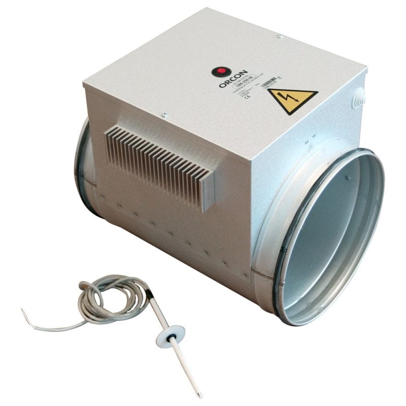 Orcon elektrische kanaalverwarmer CBA-400-30 met temperatuursensor