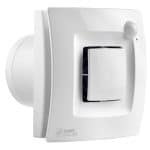 SP Silent Dual 200 badkamerventilator 125mm wit schuin