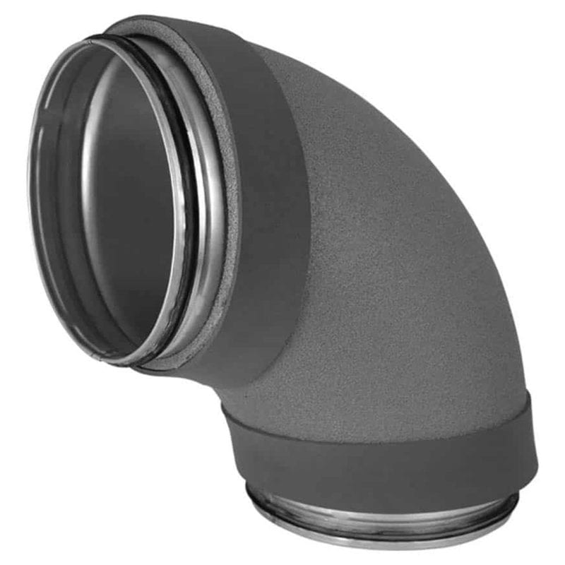 Thermoduct geïsoleerde Spiro bocht Ø 180 mm 90 graden