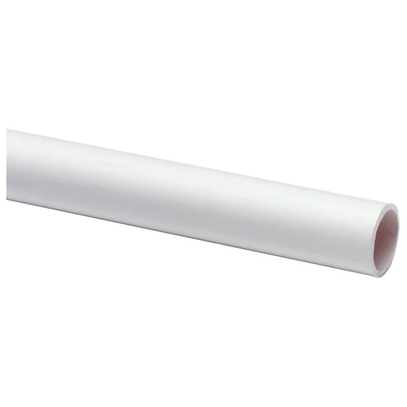 Wavin pvc installatiebuis 19 mm krijtwit 4 meter - 4600434004